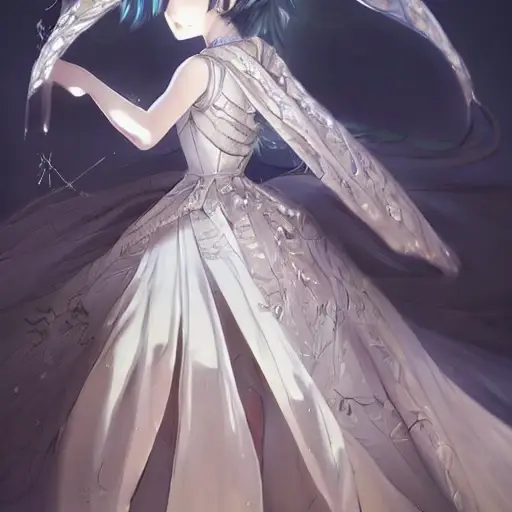 Gambar anime gadis elegan