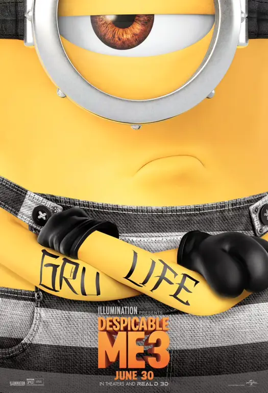 Gambar Gru, tokoh utama Despicable Me 3