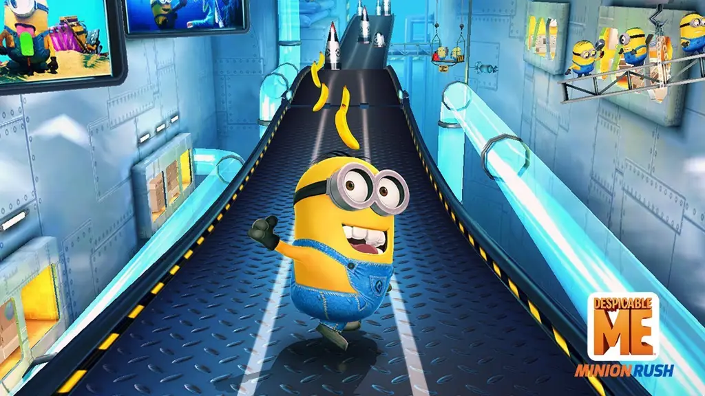 Gambar Minion sedang bermain