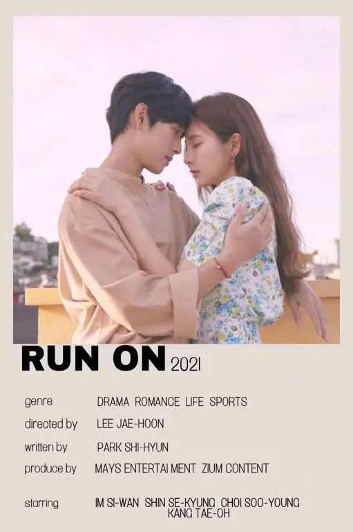 Poster drama Korea Run On