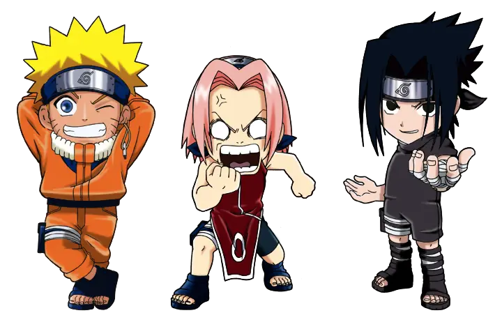 Gambar Tim 7 Naruto versi kecil