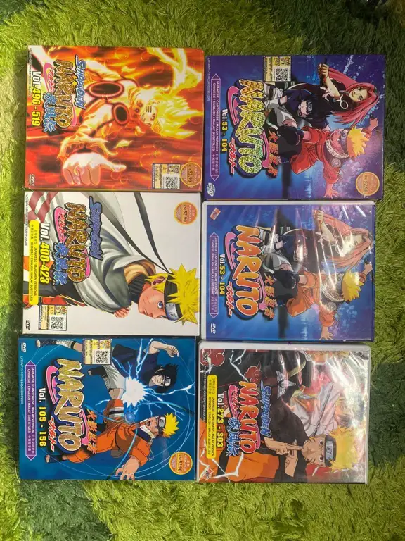 Gambar koleksi DVD Naruto