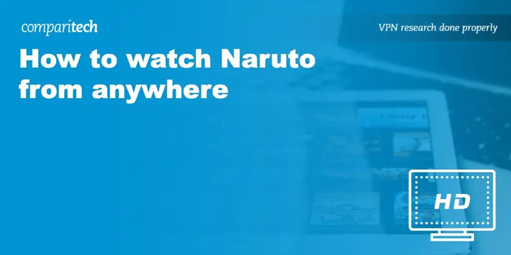 Tabel perbandingan layanan streaming Naruto