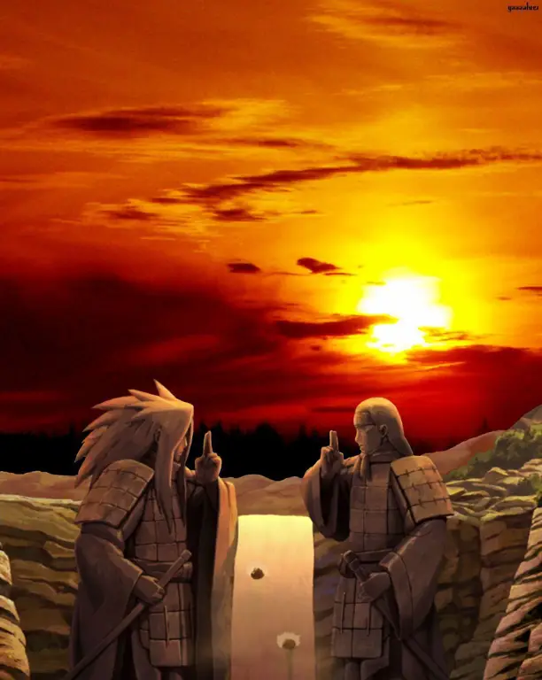 Pemandangan indah di dunia Naruto Shippuden Gambar pemandangan alam dalam Naruto Shippuden