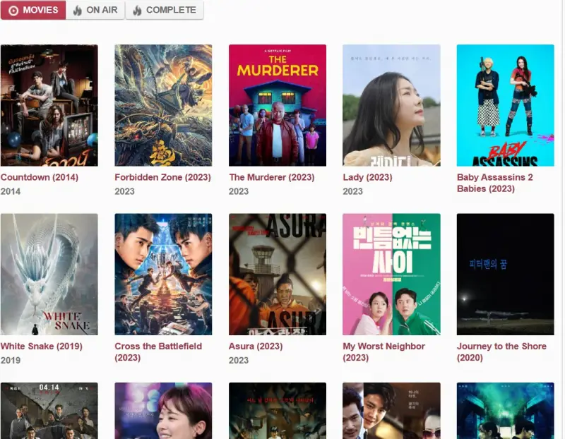 Perbandingan antarmuka dan fitur berbagai platform streaming drama Asia