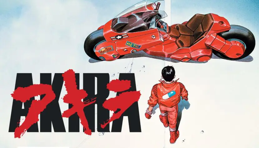 Gambar yang menggambarkan suasana Cyberpunk di film Akira