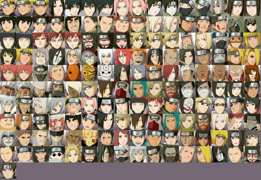 Gambar karakter Naruto Shippuden yang ikonik Karakter-karakter Naruto Shippuden