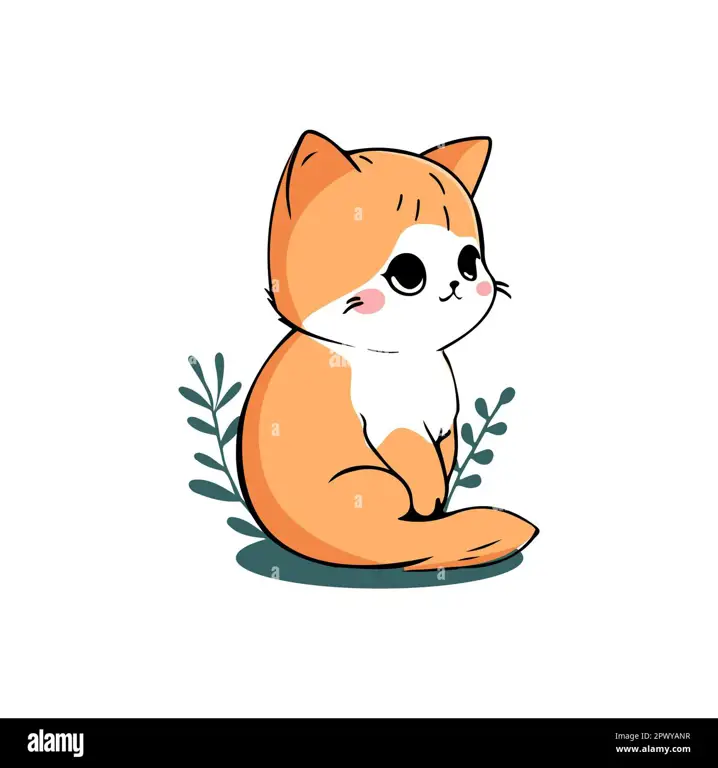 Karakter kucing anime yang lucu