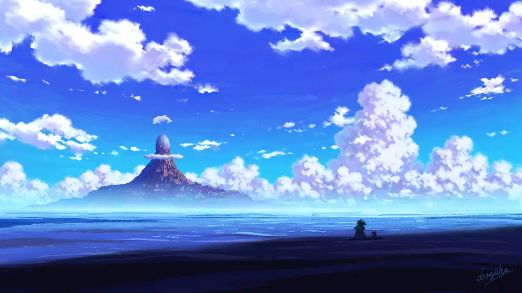Pemandangan Anime Gambar pemandangan anime