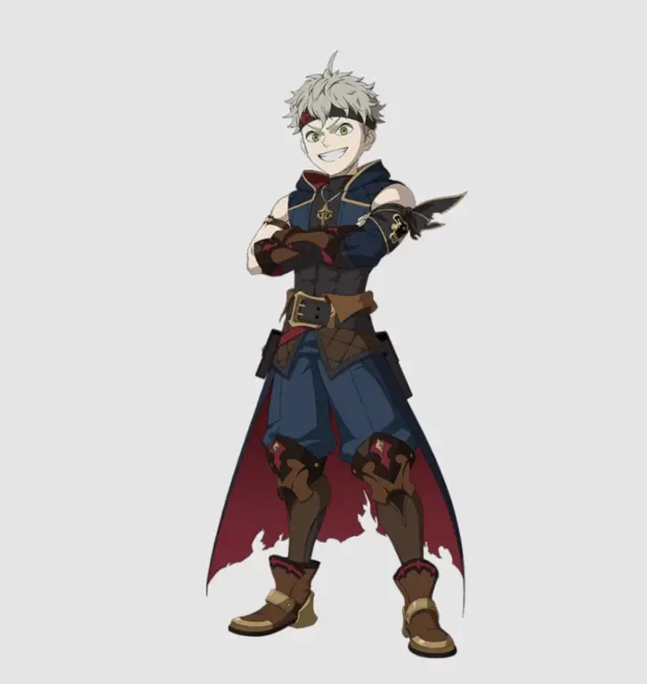 Desain Karakter yang Unik Gambar desain karakter dari anime Black Clover