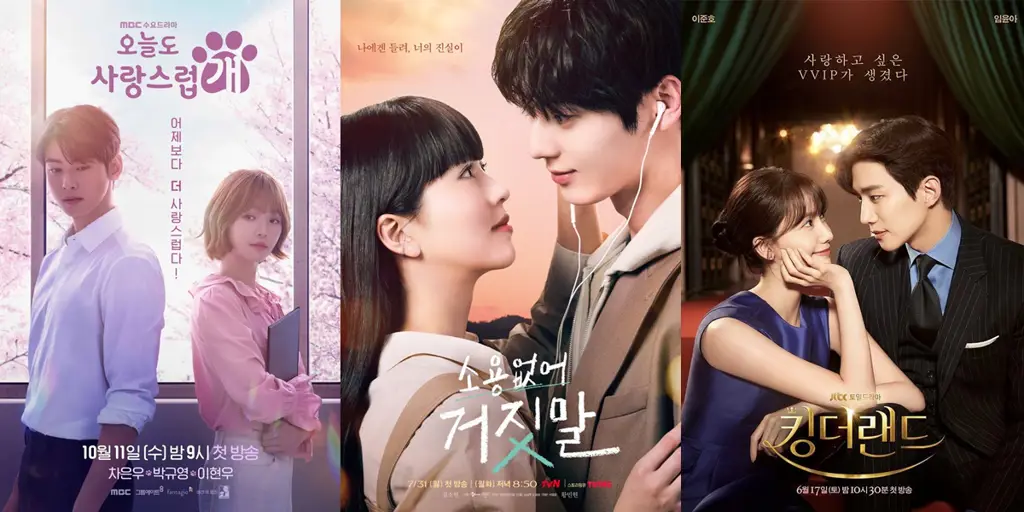 Berbagai macam poster drama Korea