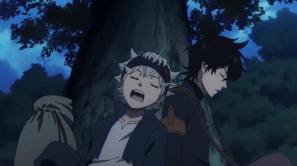 Asta dan Yuno dalam anime Black Clover