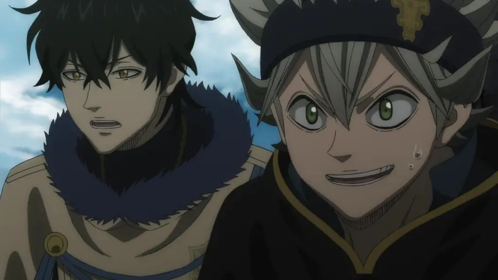 Asta dan Yuno dalam anime Black Clover