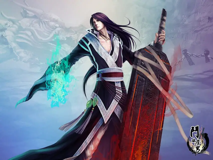 Gambar Xiao Yan, karakter utama dalam anime Battle Through The Heavens