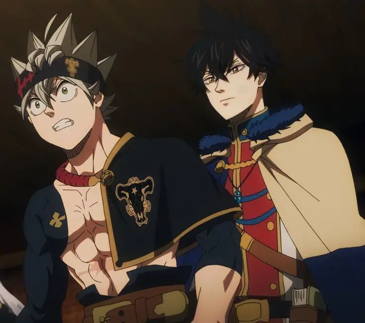 Gambar Asta dan Yuno dari anime Black Clover