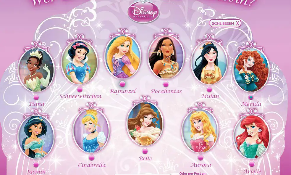 Gambar para putri Disney