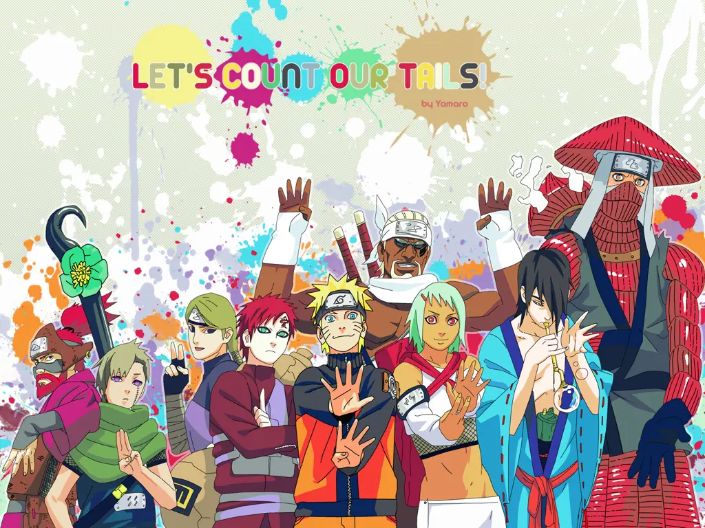 Gambar karakter utama Naruto Shippuden