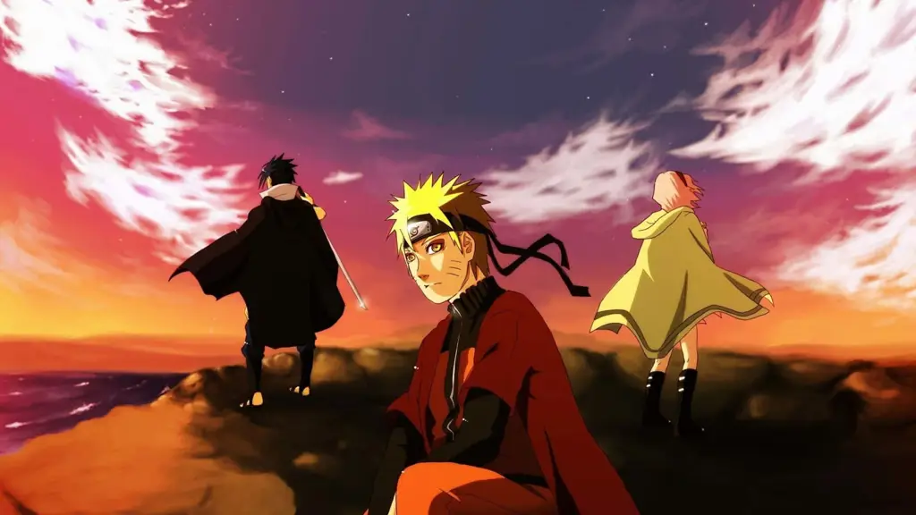 Gambar pemandangan dalam anime Naruto Shippuden