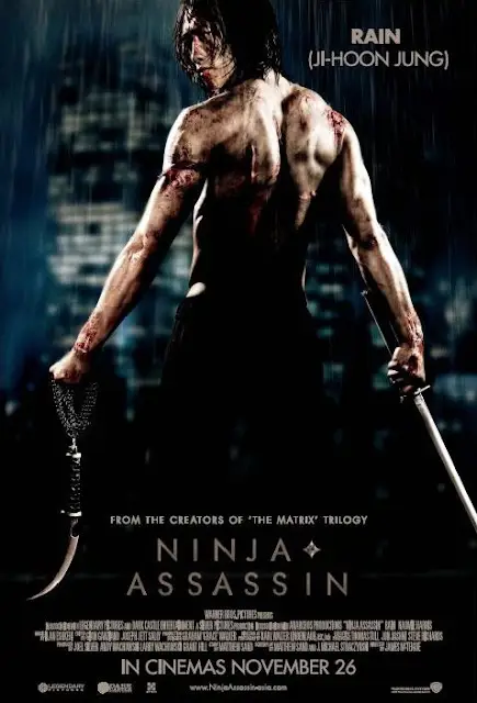 Poster film Ninja Assassin dengan subtitle Bahasa Indonesia