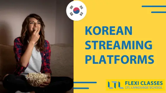 Logo berbagai platform streaming drama Korea yang aman