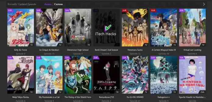 Gambar situs streaming anime yang aman