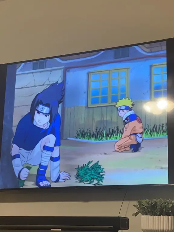 Logo berbagai layanan streaming Naruto