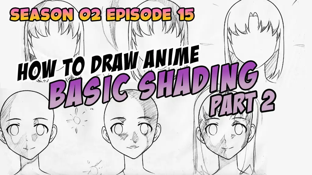 Contoh teknik shading pada sketsa anime