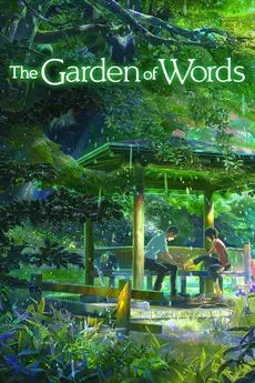 Tokoh utama Takao dan Yukari dalam film The Garden of Words