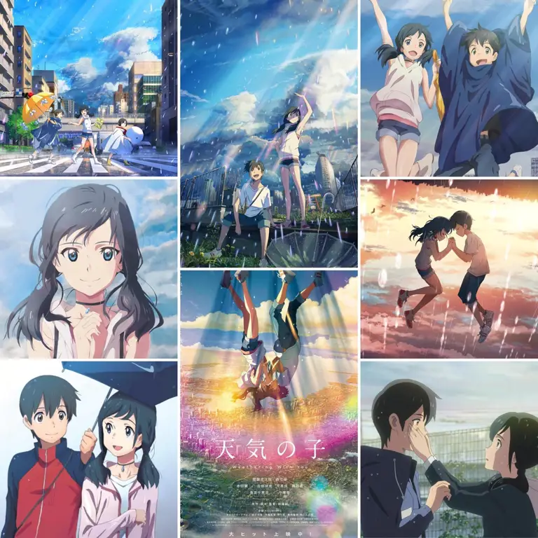 Poster film Weathering With You Poster film Weathering With You
