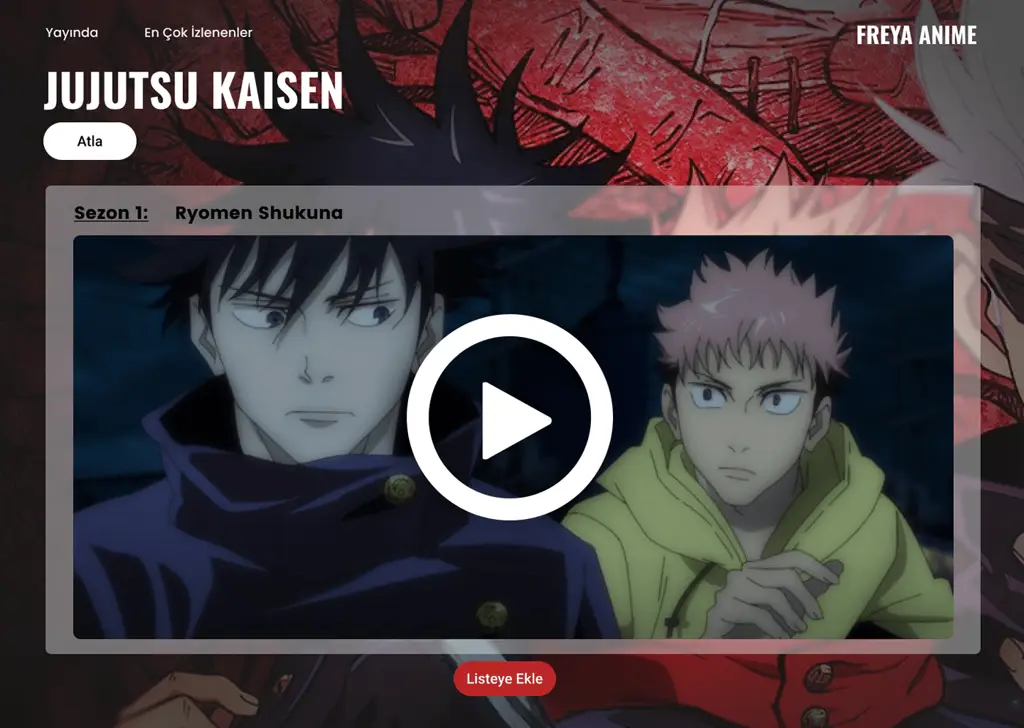 Cari Rekomendasi Anime Antarmuka website rekomendasi anime
