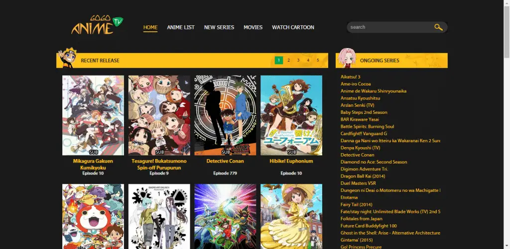 Situs web streaming anime yang aman