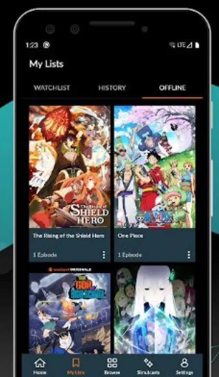 Gambar aplikasi streaming anime terbaik